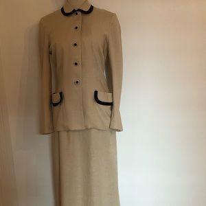 Majestic two piece beige suit